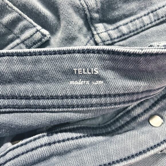 AG ADRIANO GOLDSCHMIED Tellis Modern Slim Jeans in Cool Faded Gray Size 34Wx33L - Picture 8 of 12